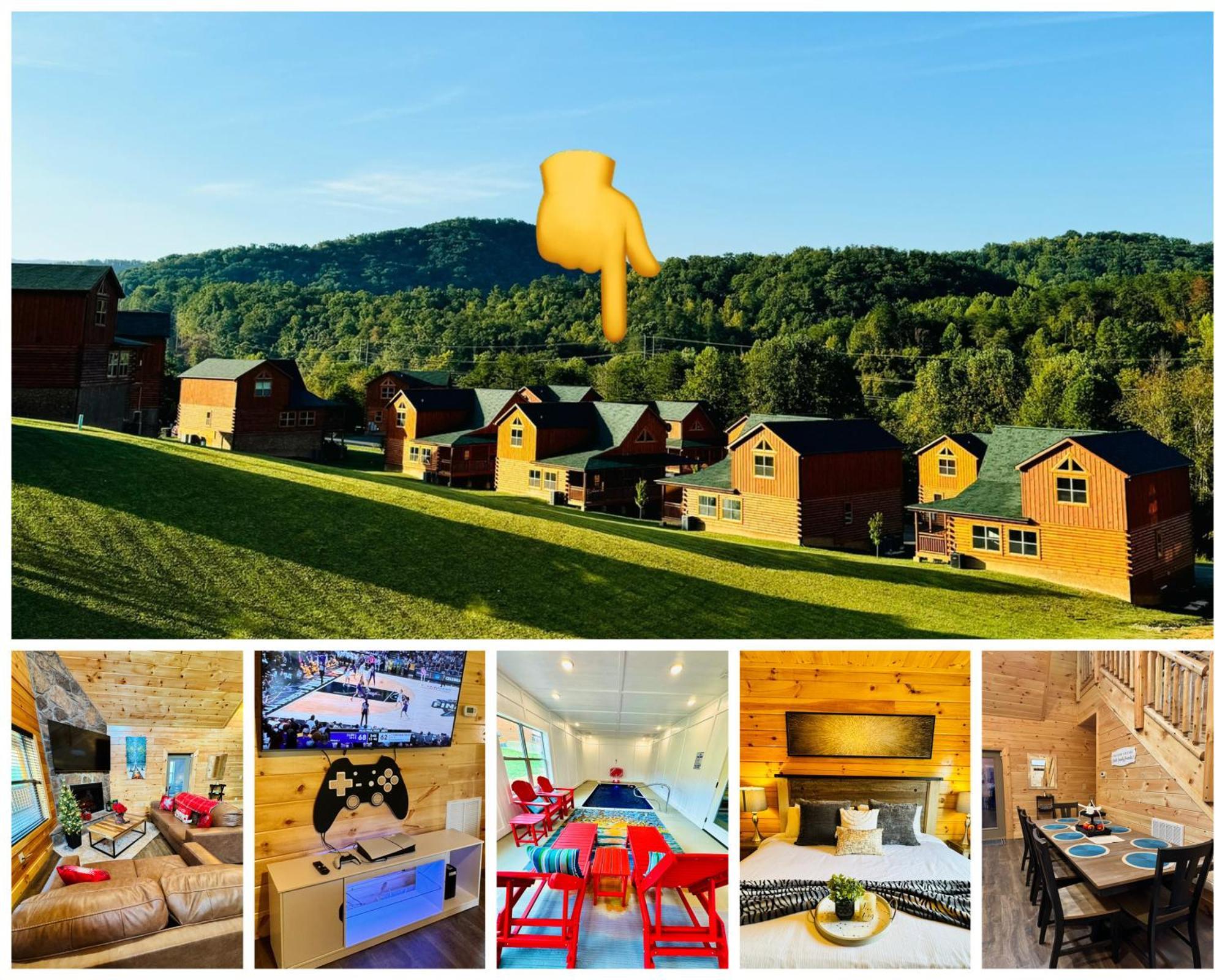 New! Indoor Pool/Ps 5/Hot Tub/Parkway Villa Pigeon Forge Exteriör bild